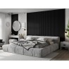 Mexen Lam-F Acoustic Wall Slats 275 x 31.5 cm, 6 mm Felt, Black Linen - S105-275317-2812-069