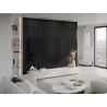 Mexen Lam-F Acoustic Wall Slats 275 x 31.5 cm, 6 mm Felt, Black Linen - S105-275317-2812-069