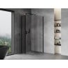 Mexen Mist T hinged shower enclosure 95 x 95 cm, transparent, black - 8A4T-095-095-70-00