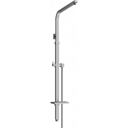 Mexen Q shower column, brushed gun gray - 79395-66