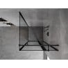 Mexen Mist T shower cabin right-hinged 120 x 120 cm, black frame, black - 8A4T-120-120-70-70-P