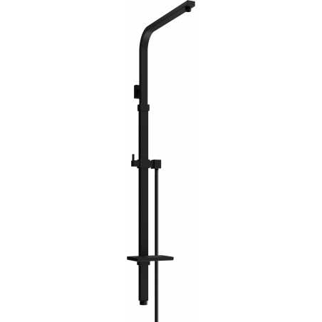 Mexen Q shower column, Black - 79395-70