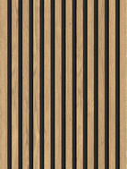 Mexen Lam-B sample of wall slats, 4 mm HDF board, technical veneer, Classic Pine - S100-012-S