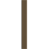 Mexen Lam-B sample of wall slats, 4 mm HDF board, technical veneer, Golden Teak - S100-014-S