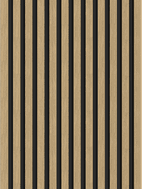 Mexen Lam-B wall slat sample, 4 mm HDF board, technical veneer, Flax Walnut - S100-015-S
