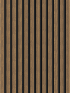 Mexen Lam-B sample of wall slats, 4 mm HDF board, technical veneer, Natural Walnut - S100-016-S