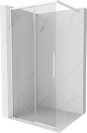 Mexen Rox Walk-in Shower Wall 90 x 200 cm, transparent 8 mm, white - 8C2-090-003-20-00