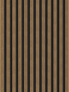 Mexen Lam-F sample of acoustic wall slats, 8 mm felt, technical veneer, Natural Walnut - S105-016-S