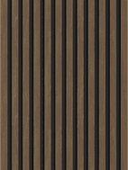 Mexen Lam-F sample of acoustic wall slats, 8 mm felt, technical veneer, Cocoa Walnut - S105-018-S