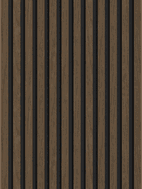 Mexen Lam-F sample of acoustic wall slats, 8 mm felt, technical veneer, Espresso Walnut - S105-019-S