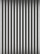Mexen Lam-B sample of wall lamellas, 4 mm HDF board, Silver - S100-056-S
