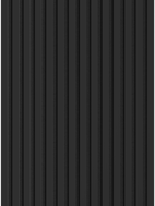 Mexen Lam-F sample of acoustic wall slats, 6 mm felt, Matte Black - S105-053-S