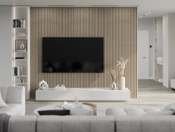 Mexen Lam-F Acoustic Wall Panel Sample, Felt 6 mm, Pearl Oak - S105-058-S