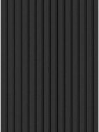 Mexen Lam-F sample of acoustic wall slats, felt 6 mm, Black Linen - S105-069-S