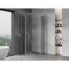 Mexen Mist Duo shower cabin hinged 80 x 80 cm, transparent, chrome - 8A4-080-080-01-00