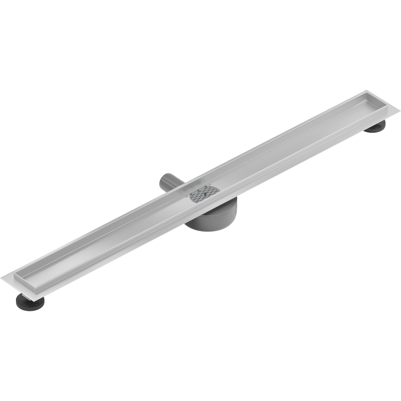 Mexen Flat 360° body for linear drain rotary 80 cm, inox - 1040080