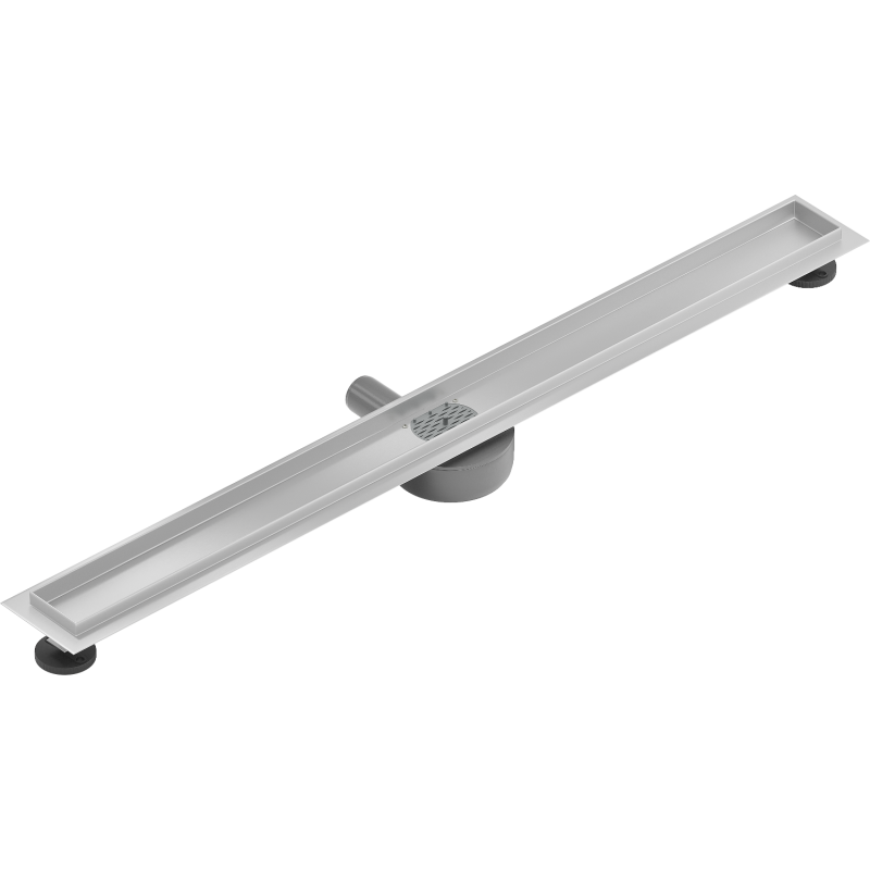 Mexen Flat 360° rotary linear drain body 80 cm, inox - 1040080