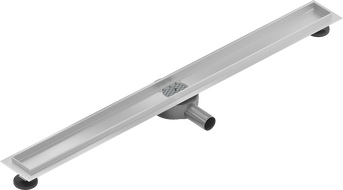 Mexen Flat 360 swivel linear drain body 80 cm, Chrome - 1040080