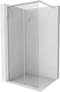 Mexen Rox Walk-in shower wall 120 x 200 cm, transparent 8 mm, brushed nickel - 8C2-120-003-97-00