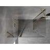 Mexen Mist Duo Swing Shower Cabin 100 x 80 cm, Transparent, Gold - 8A4-100-080-50-00