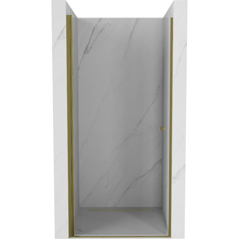 Mexen Pretoria swing shower door 100 cm, transparent, gold - 852-100-000-50-00