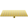 Mexen Slim Showerhead 25 x 25 cm, Gold - 79125-50
