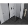 Mexen Pretoria Hinged Shower Enclosure 100 x 100 cm, Transparent, Black - 852-100-100-70-00