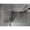 Mexen Mist L Duo shower enclosure hinged 100 x 95 cm, transparent, chrome - 8A4L-100-095-01-00