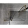 Mexen Mist L Duo hinged shower enclosure 120 x 100 cm, transparent, gold - 8A4L-120-100-50-00