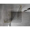 Mexen Mist L Duo shower enclosure 110 x 110 cm, transparent, gold - 8A4L-110-110-50-00