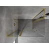 Mexen Mist L Duo pivot shower cabin 120 x 90 cm, transparent, brushed gold - 8A4L-120-090-55-00