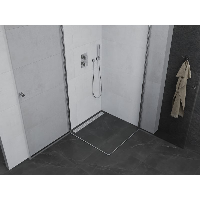 Mexen Pretoria Duo Hinged Shower Cabin 100 x 100 cm, Transparent, Chrome - 852-100-100-02-00