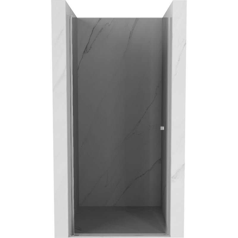 Mexen Pretoria hinged shower door 100 cm, Graphite, Chrome - 852-100-000-01-40