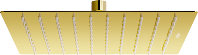 Mexen Slim shower head 25 x 25 cm, gold - 79125-50