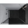 Mexen Pretoria swing shower cabin 100 x 90 cm, graphite, chrome - 852-100-090-01-40