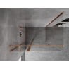 Mexen Mist T shower enclosure 105 x 120 cm, transparent, brushed copper - 8A4T-105-120-65-00