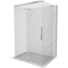 Mexen Rox-3S L 3-sided sliding shower cabin 160 x 75 cm, transparent, chrome - 8C2L-160-075-01-00-3S