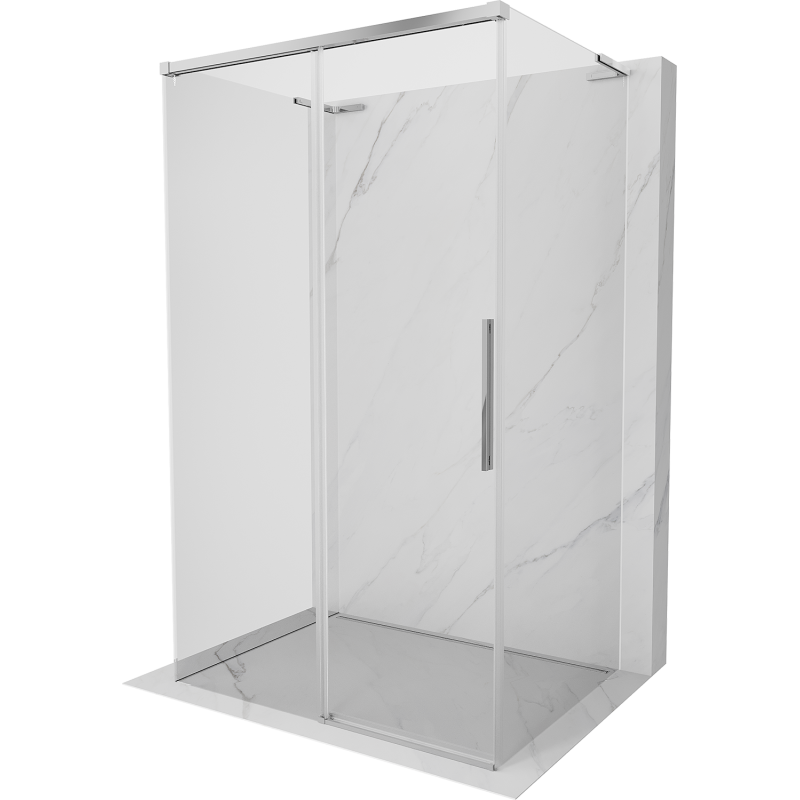 Mexen Rox-3S L 3-wall sliding shower cabin 90 x 120 cm, transparent, chrome - 8C2L-090-120-01-00-3S