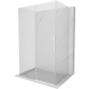 Mexen Rox-3S L 3-wall sliding shower cabin 140 x 95 cm, transparent, white - 8C2L-140-095-20-00-3S