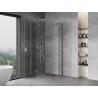 Mexen Mist-H Duo shower enclosure hinged 70 x 70 cm, transparent, chrome - 8A5-070L-070P-01-00