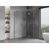 Mexen Mist-H Duo shower cabin hinged 70 x 75 cm, transparent, chrome - 8A5-070L-075P-01-00