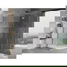 Mexen Mist-H Duo Shower Enclosure Hinged 80 x 85 cm, Transparent, Chrome - 8A5-080L-085P-01-00