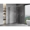 Mexen Mist-H Duo right-hinged shower cabin 75 x 85 cm, transparent, chrome - 8A5-075L-055P-01-00 - 8A5-075L-085P-01-00