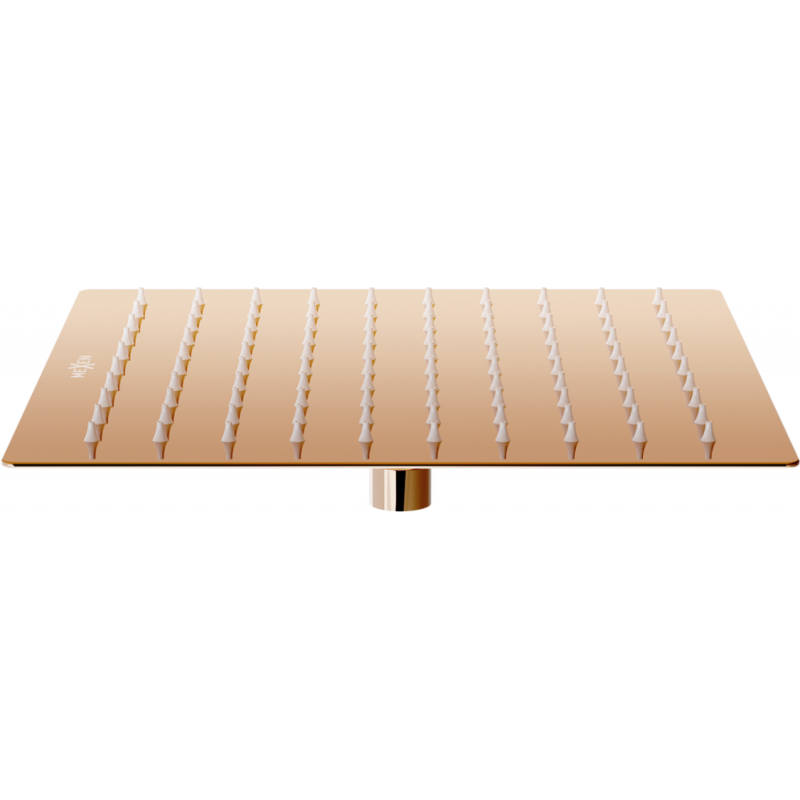 Mexen Slim Shower Head 25 x 25 cm, Rose Gold - 79125-60