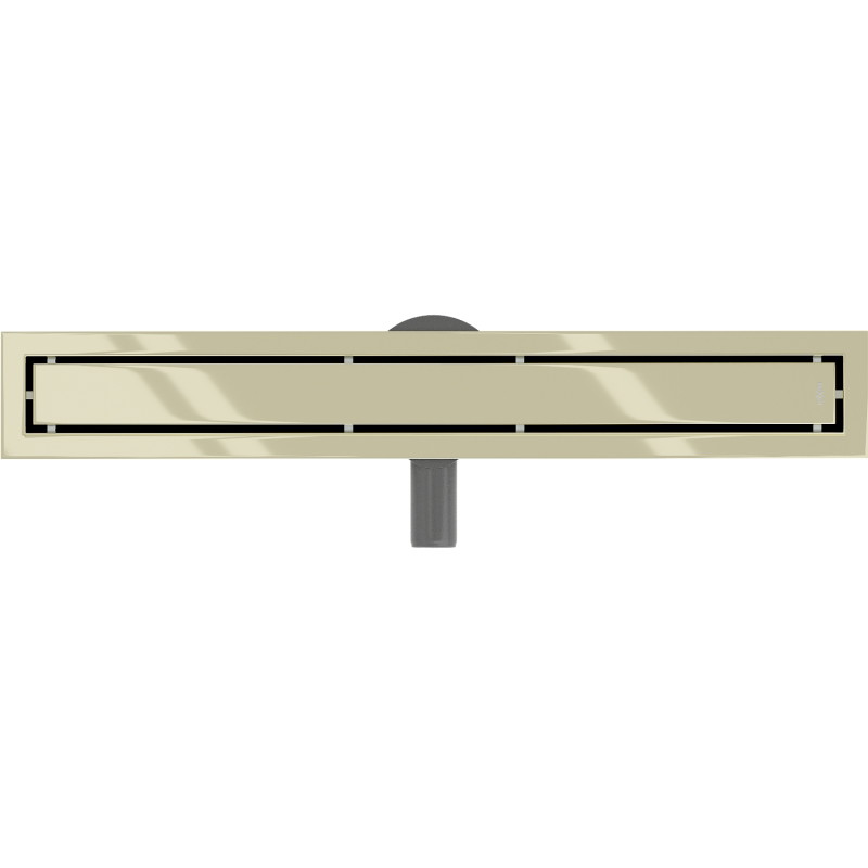 Mexen Flat 360° M13 rotatable 2-in-1 linear drain 50 cm, gold - 1510050-40