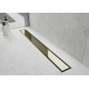 Mexen Flat 360° M13 rotary linear drain 2in1 60 cm, gold - 1510060-40