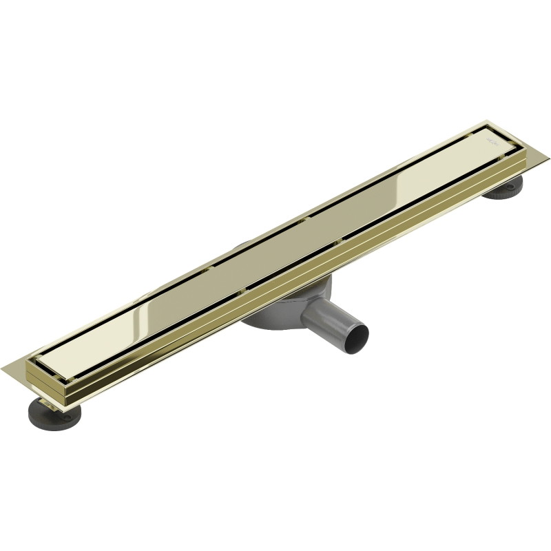 Mexen Flat 360° M13 2-in-1 Rotational Linear Drain 70 cm, Gold - 1510070-40