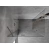 Mexen Mist-H Duo shower cabin hinged 100 x 80 cm, transparent, chrome - 8A5-100L-080P-01-00
