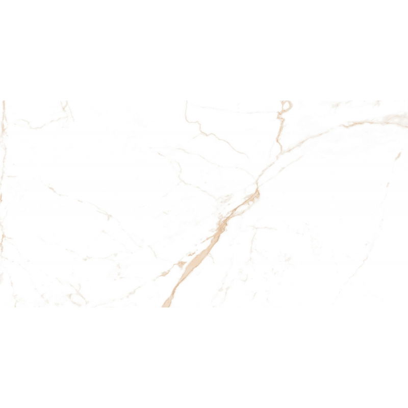 Mexen Noor Satnario Gold Glazed Rectified Porcelain Tile Sample G1, 120 x 60 cm, Gloss Floor-Wall Tile - TL105-01-S