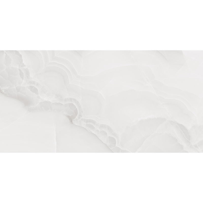 Mexen Onyx Sample of Silver Rectified Glazed Porcelain Stoneware G1, Floor-Wall Tile, Glossy - TL106-02-S